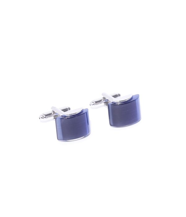 YouBella Jewellery Valentine Gifts for Men Latest Stylish Silver Blue Formal Cuff Links Cufflinks Set for Men